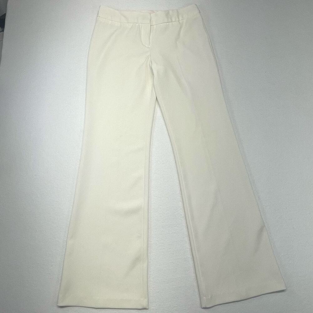 Papaya Cream Wide Leg Pants Y2K Max Wide Leg Clean Girl Chic M - Picture 2 of 10